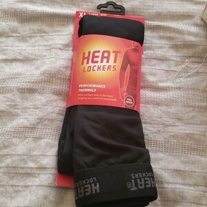 Men's Black Heat Lockers XL & L Thermal Pants